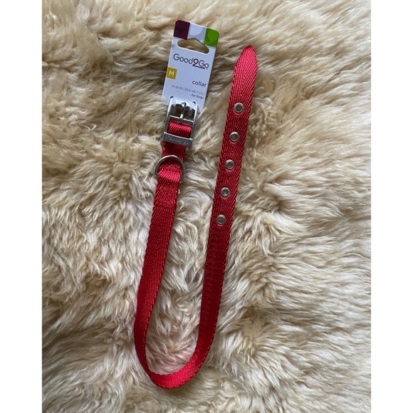 NWT Red Dog Collar - Medium 14-18 inches - Picture 2 of 4